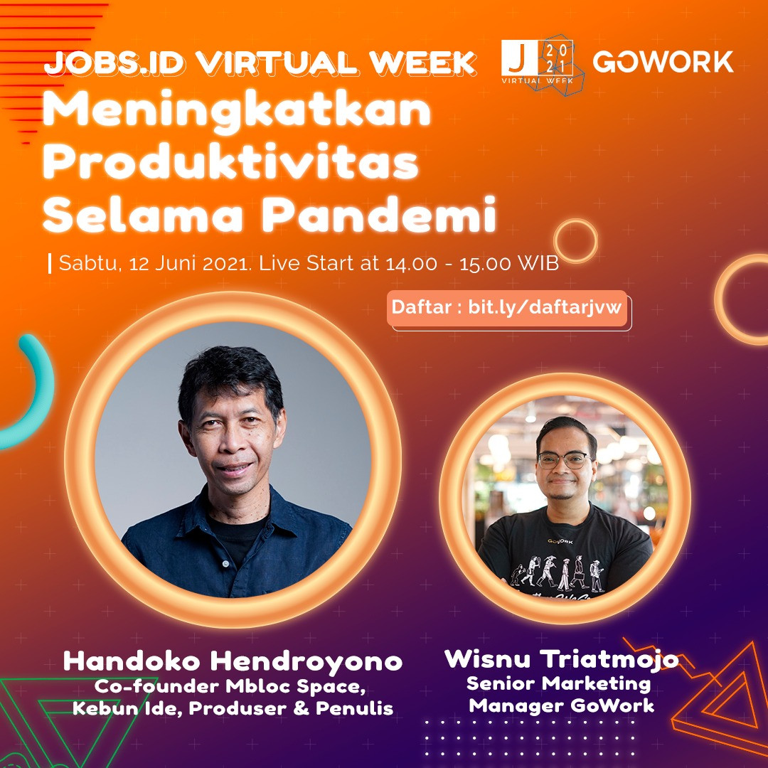 Jobs.id Virtual Week: Meningkatkan Produktivitas Selama Pandemi