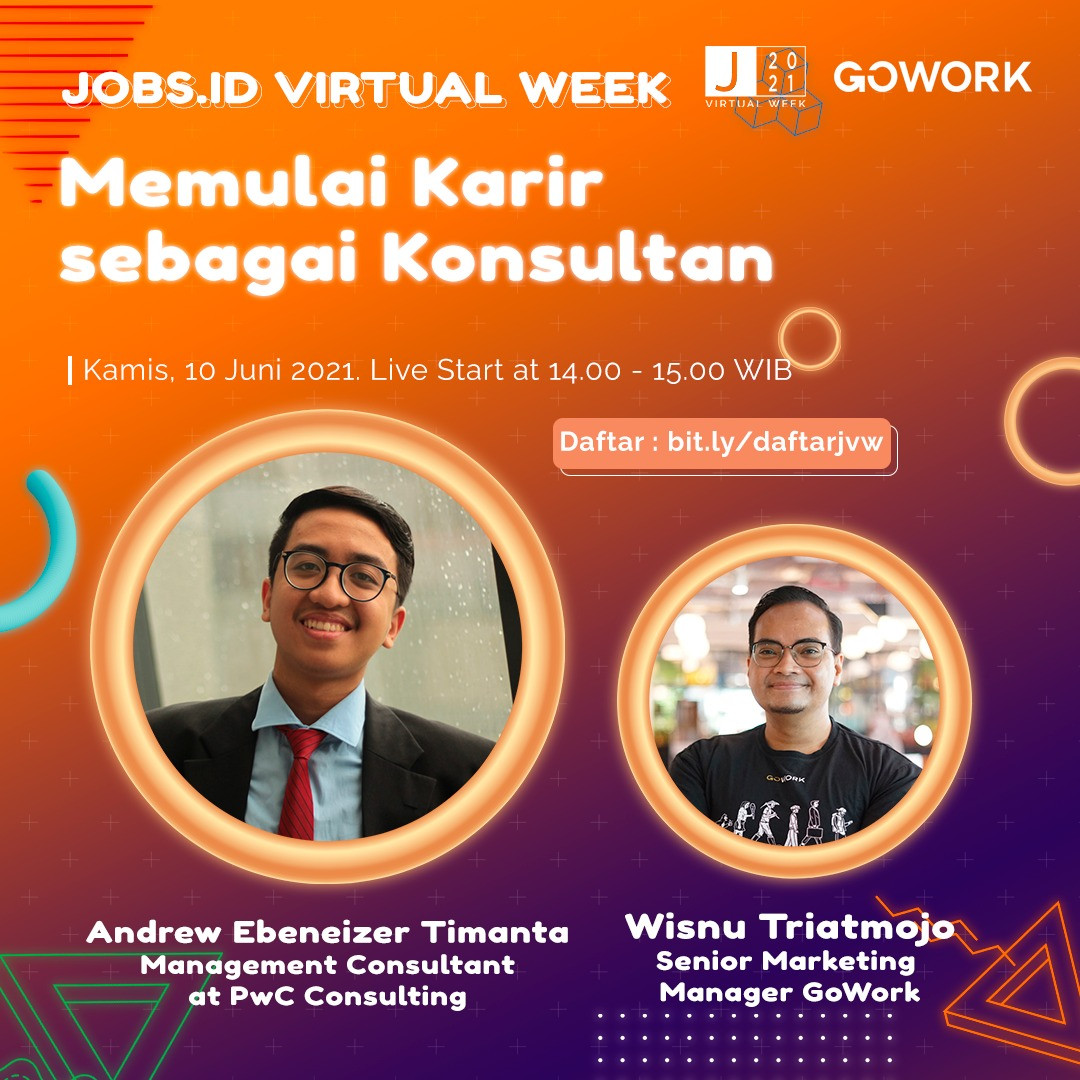 Jobs.id Virtual Week: Memulai Karir sebagai Konsultan